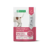 Nature’s Protection Adult Skin&Coat Chicken with Salmon Вологий корм для собак для здорової шкіри та шерсті з куркою і лососем, 100 г — фото 1