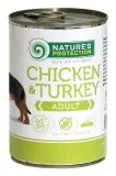Nature’s Protection Adult Chicken & Turkey Вологий корм для собак з куркою та індичкою, 400 г — фото 1