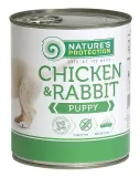 Nature’s Protection Puppy Chicken & Rabbit Вологий корм для цуценят з куркою і кроликом, 400 г — фото 1