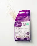 VELVET PAW TOFU Наповнювач для котячих туалетів з бентонітом, оригінальний, гранули 2 мм, 6 л/2,6 кг — фото 3