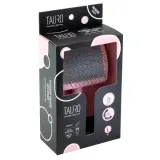 Tauro Pro Line Royal Щітка пластикова тонкі та м’які зубчики з нержавіючої сталі 25 мм, рожева, велика 17,5 x 10,6 x 6,2 см — фото 3
