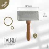Tauro Pro Line Щітка з металевим обідком зубці 11 мм, S, 4,5 х 6 см — фото 3