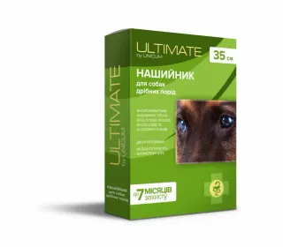 Нашийник від бліх, кліщів, вошей та власоїдів для собак ULTIMATE 35 см (імідаклоприд, флументрин)