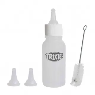 Набір Trixie Suckling Bottle Set для годування цуценят та кошенят із щіточкою та 3 силіконовими сосками 57 мл