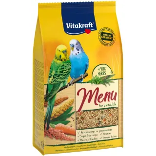 Корм Vitakraft Menu для хвилястих папуг 1 кг