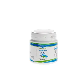 Вітамінний комплекс Canina Petvital Biotin-Tabs для вибагливих собак і котів Біотин 100 г 50 табл.