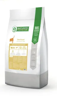 Nature’s Protection Sterilised Сухий корм для стерилізованих котів з птицею і лососем, 18 кг