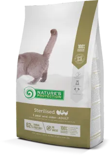 Nature’s Protection Sterilised Сухий корм для стерилізованих котів, 7 кг