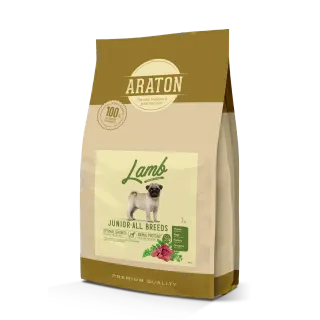 ARATON Lamb Junior All Breeds Сухий корм з ягням і рисом для юніорів всіх порід 3 кг