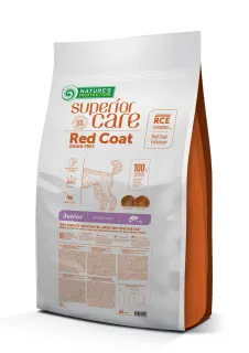Nature’s Protection Superior Care Red Coat Grain Free Salmon Junior Small Breeds Сухий беззерновий корм для юніорів малих порід з рудим забарвленням з лососем, 10 кг