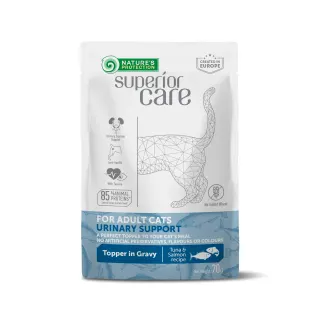 Nature’s Protection Superior Care Adult Cats Urinary Tuna & Salmon Вологий корм для котів для підтримки сечовидільної системи з тунцем і лососем, 70 г