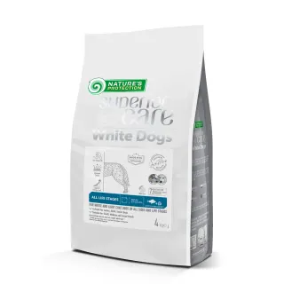 Nature’s Protection Superior Care White Dogs White Fish All Sizes&Life Stages Сухий корм для собак усіх розмірів і стадій життя з білою рибою, 4 кг