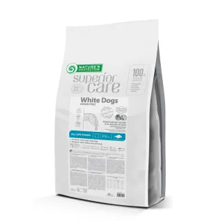 Nature’s Protection Superior Care White Dogs Grain Free White Fish All Sizes&Life Stages Сухий беззерновий корм для собак усіх розмірів і стадій життя з білою рибою, 10 кг