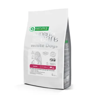 Nature’s Protection Superior Care White Dogs White Fish Junior All Sizes Сухий корм для юніорів усіх розмірів з білою рибою, 4 кг