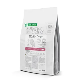 Nature’s Protection Superior Care White Dogs Grain Free White Fish Junior All Sizes Сухий беззерновий корм для юніорів усіх розмірів з білою рибою, 17 кг