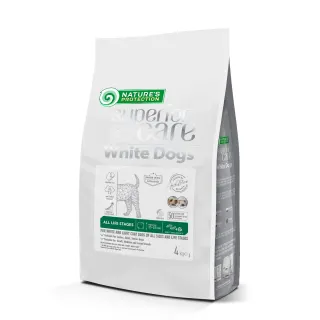 Nature’s Protection Superior Care White Dogs Insect All Sizes&Life Stages Сухий корм для собак усіх розмірів і стадій життя з протеїном комах, 4 кг