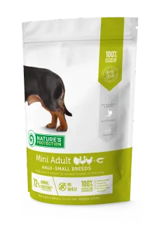 Nature’s Protection Mini Adult Small Breeds Сухий корм для дорослих собак малих порід з м’ясом птиці, 500 г