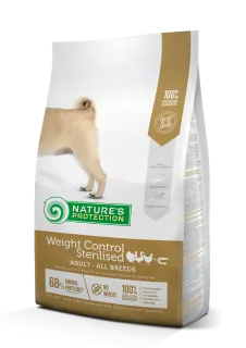 Nature’s Protection Weight Control Sterilised Adult All Breeds Сухий корм для дорослих собак схильних до повноти, після стерилізації, 4 кг