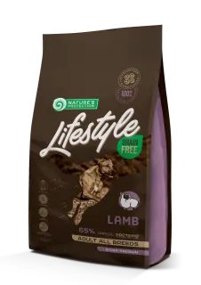 Nature’s Protection Lifestyle Grain Free Lamb Adult All Breeds Сухий беззерновий корм для собак усіх порід з ягням, 1,5 кг