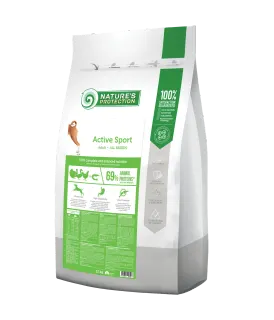 Nature’s Protection Active Sport Adult All Breeds Сухий корм для дорослих спортивних, мисливських та службових собак, 12 кг