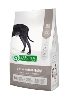 Nature’s Protection Maxi Adult Large Breeds Сухий корм для дорослих собак великих порід з м’ясом птиці, 4 кг