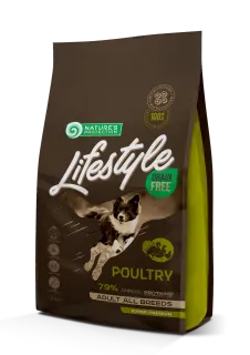 Nature’s Protection Lifestyle Grain Free Poultry Adult All Breeds Сухий беззерновий корм для собак усіх порід з м’ясом птиці, 1,5 кг