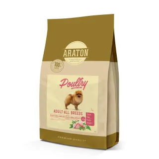 ARATON Poultry Adult All Breeds Cухий корм з м’ясом птиці для дорослих собак всіх порід 3 кг