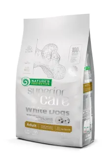 Nature’s Protection Superior Care White Dogs Lamb Adult Small and Mini Breeds Сухий корм для дорослих собак малих порід з ягням, 1,5 кг