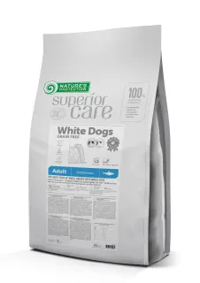 Nature’s Protection Superior Care White Dogs Grain Free Herring Adult Small Сухий беззерновий корм для дорослих собак малих порід з оселедцем, 10 кг