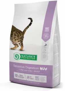 Nature’s Protection Sensitive Digestion Сухий корм для дорослих котів з чутливим травленням, 2 кг