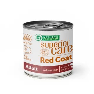 Nature’s Protection Superior Care Red Coat Adult Soup Tuna & Salmon Суп для собак з рудим забарвленням з тунцем і лососем, 140 мл