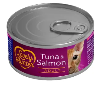 Lovely Hunter Adult cats Tuna & Salmon Вологий корм для дорослих котів з тунцем і лососем, 85 г