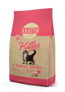 ARATON Kitten Cухий корм для кошенят 1,5 кг