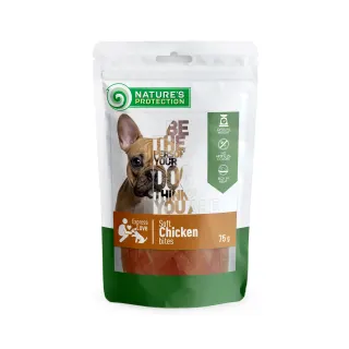 Nature’s Protection Chicken bites Ласощі для собак снеки з курки, 75 г