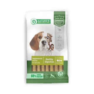 Nature’s Protection Healthy Digestion Poultry Ласощі для собак з м’ясом птиці, 110 г