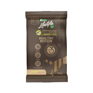 Nature’s Protection Lifestyle Grain Free White fish Healthy Motion Беззернові ласощі для собак з білою рибою, 110 г