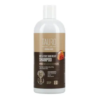 Tauro Pro Line Derma Care Dry & Itchy Skin Relief Shampoo Шампунь для усунення сухості і свербежу шкіри для собак і котів, 400 мл
