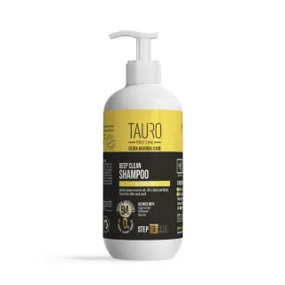 Tauro Pro Line Ultra Natural Care Deep Clean Shampoo Шампунь для глибокого очищення шкіри та шерсті собак і котів, 400 мл