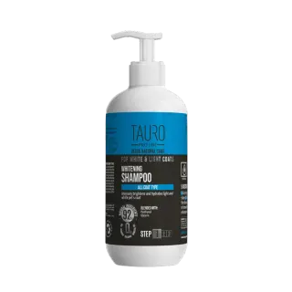 Tauro Pro Line Ultra Natural Care Whitening Shampoo Відбілювальний шампунь для собак і котів із білим і світлим забарвленням шерсті, 400 мл