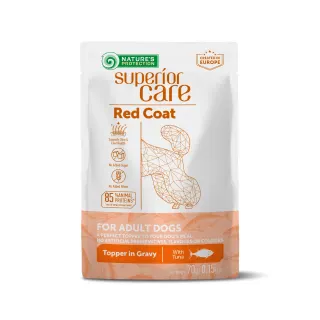 Nature’s Protection Superior Care Red Coat Adult Tuna Додатковий вологий корм для собак з рудим забарвленням з тунцем, 70 г