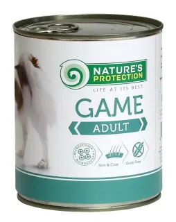 Nature’s Protection Adult Game Вологий корм для собак з дичиною, 400 г