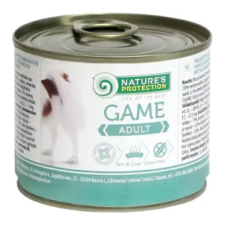 Nature’s Protection Adult Game Вологий корм для собак з дичиною, 200 г