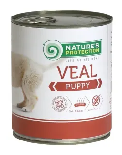 Nature’s Protection Puppy Veal Вологий корм для цуценят з телятиною, 400 г
