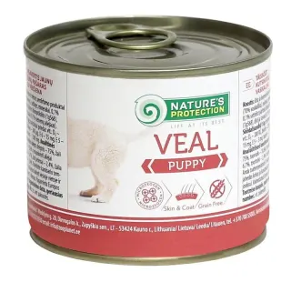 Nature’s Protection Puppy Veal Вологий корм для цуценят з телятиною, 200 г
