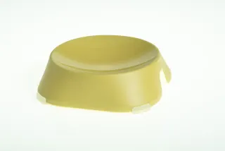 FIBOO пласка миска Flat Bowl, без антиковзких накладок, жовтий