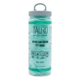 Tauro Pro Line Рушник для сушки та охолодження тварин 64 х 43 см зелений
