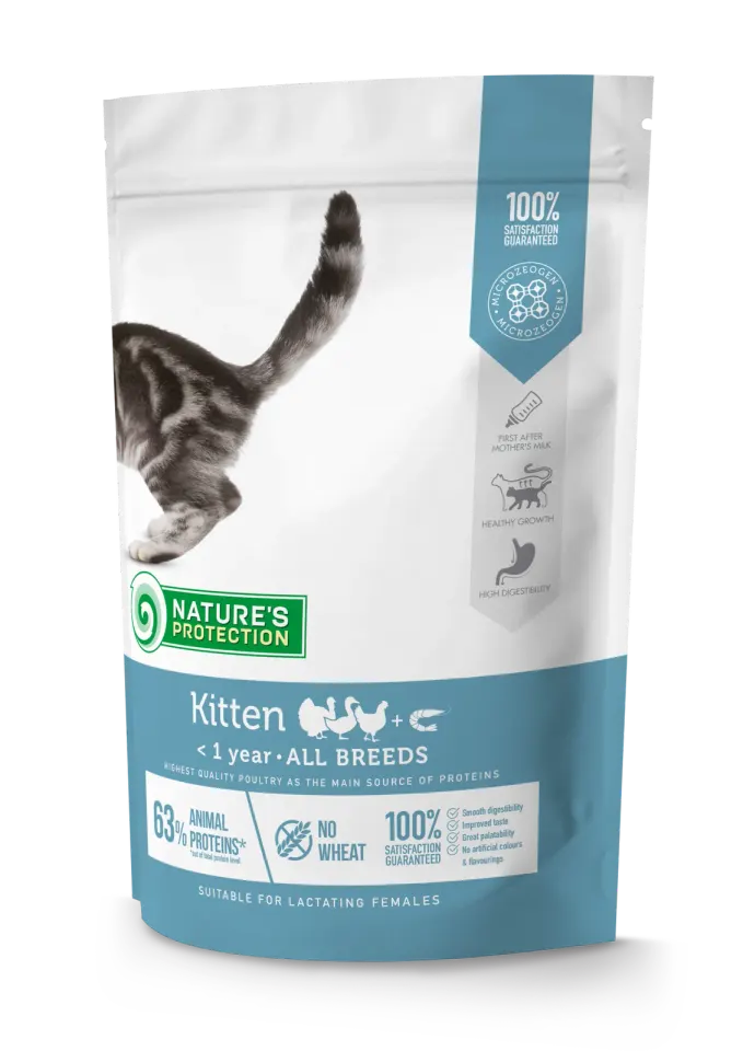 Nature’s Protection Kitten Сухий корм для кошенят, 400 г