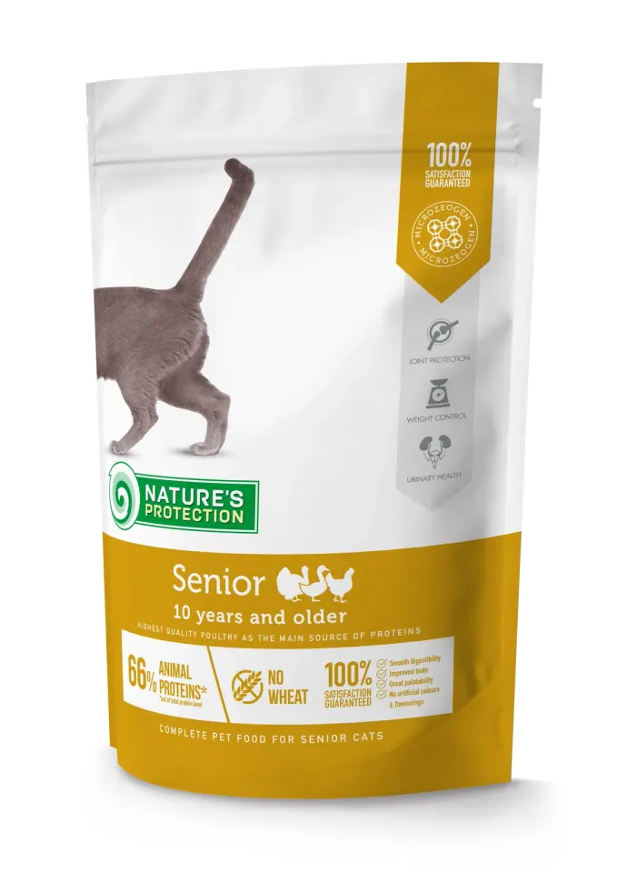 Nature’s Protection Senior Сухий корм для літніх котів, 400 г