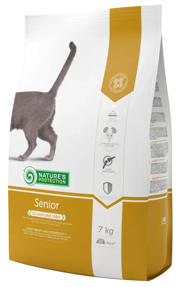 Nature’s Protection Senior Сухий корм для літніх котів, 2 кг