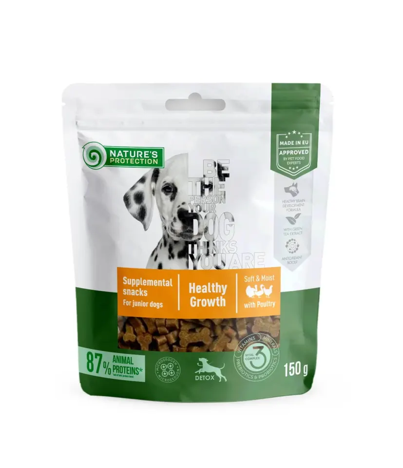 Nature’s Protection Poultry Healthy Growth Poultry Ласощі для юніорів з м’ясом птиці, 150 г